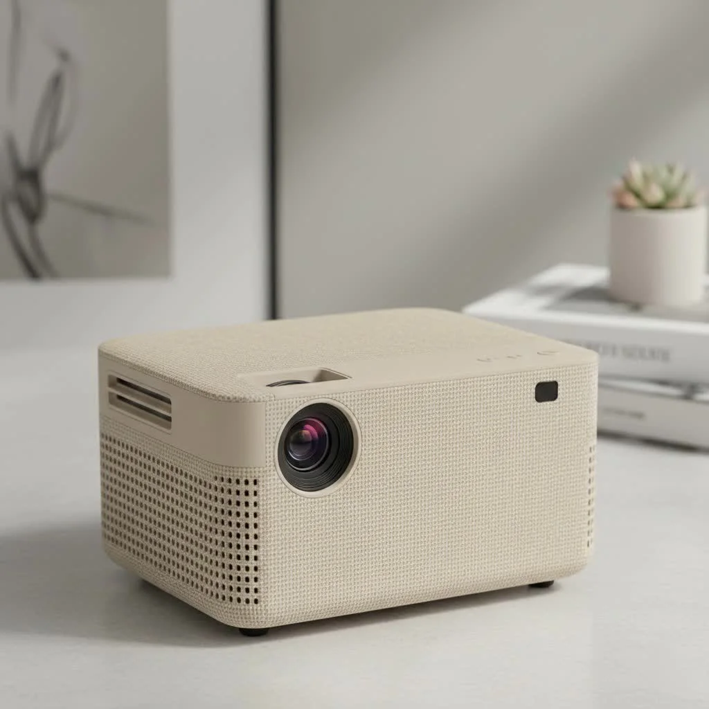 Kodak Ultra Mini Portable Projector displaying a movie scene on a wall